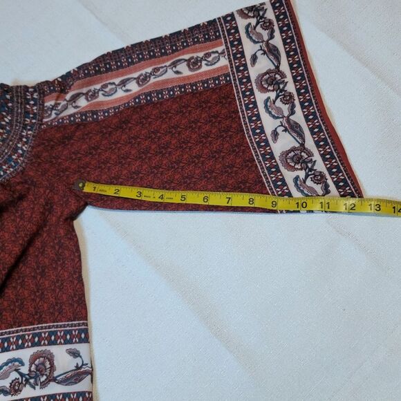 Jealous Tomato Red Boho Dress Size Small - Picture 6 of 9